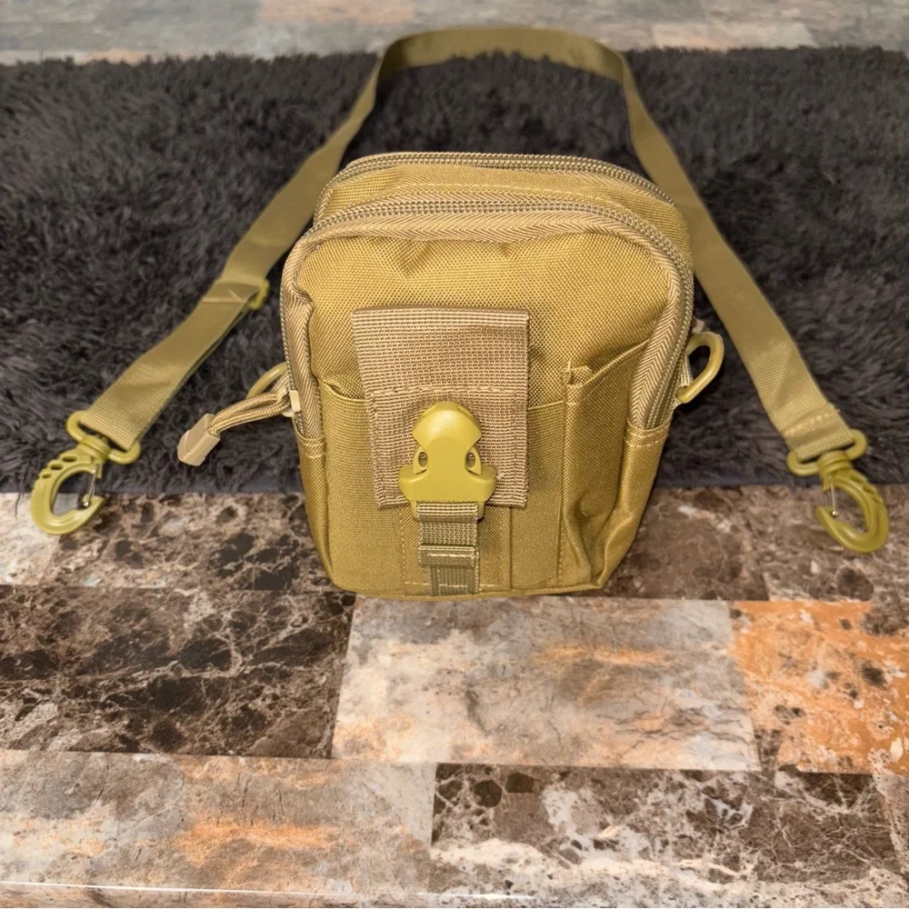 Olive Green Men's Crossbody Bag